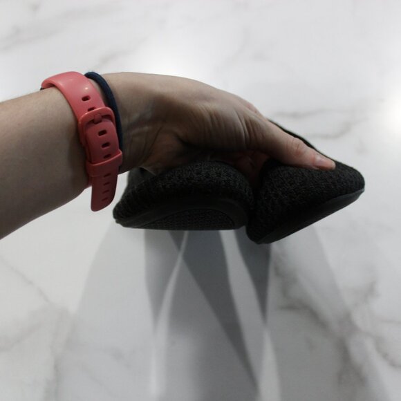 Rothy's Black Honeycomb Rounded Toe Flats sz 8.5 - Picture 9 of 9
